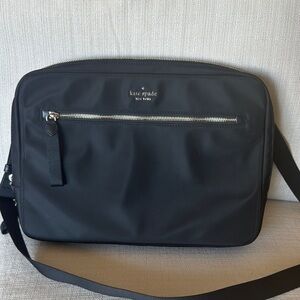 Kate Spade Black Laptop Bag with Crossbody Strap